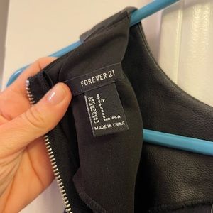 Forever 21 Faux Leather Dress